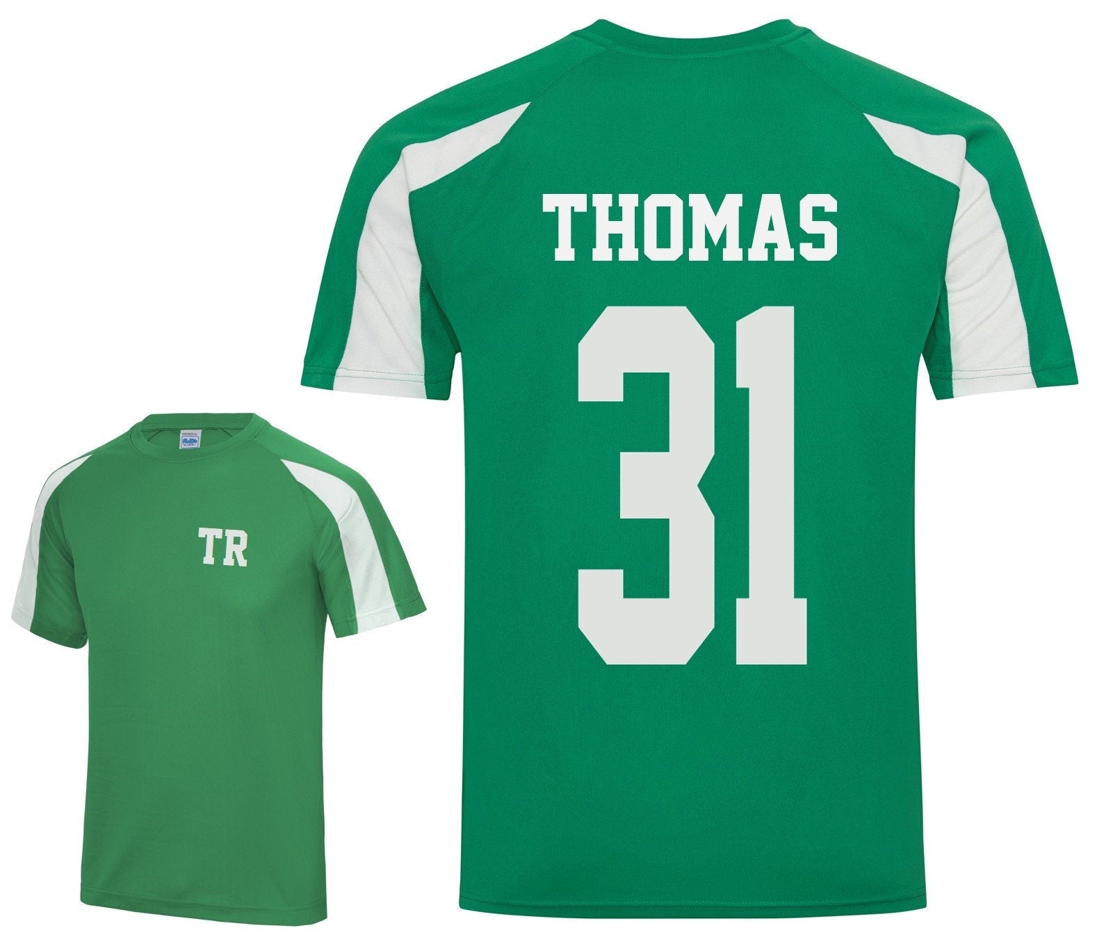 Adults Personalised Football Shirt Sports Kit Custom Initials Team Name Number