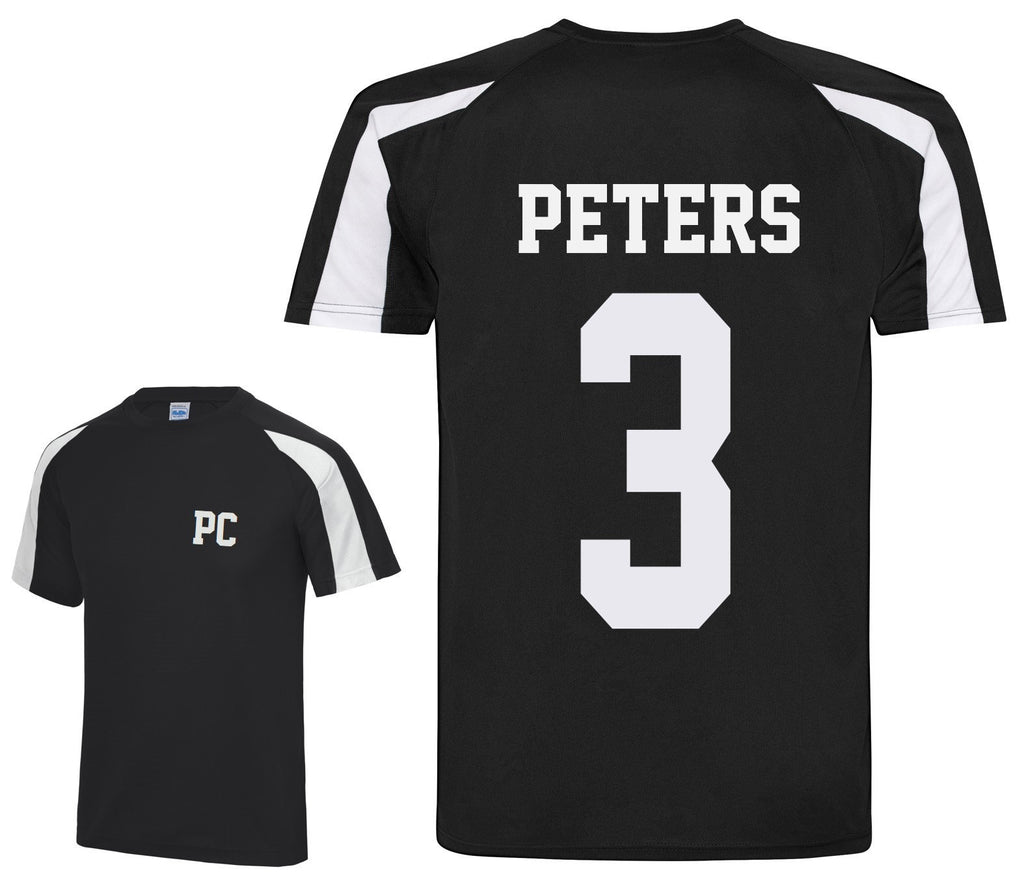 Kids Personalised Football Shirt Sports Kit Custom Initials Team Name Number