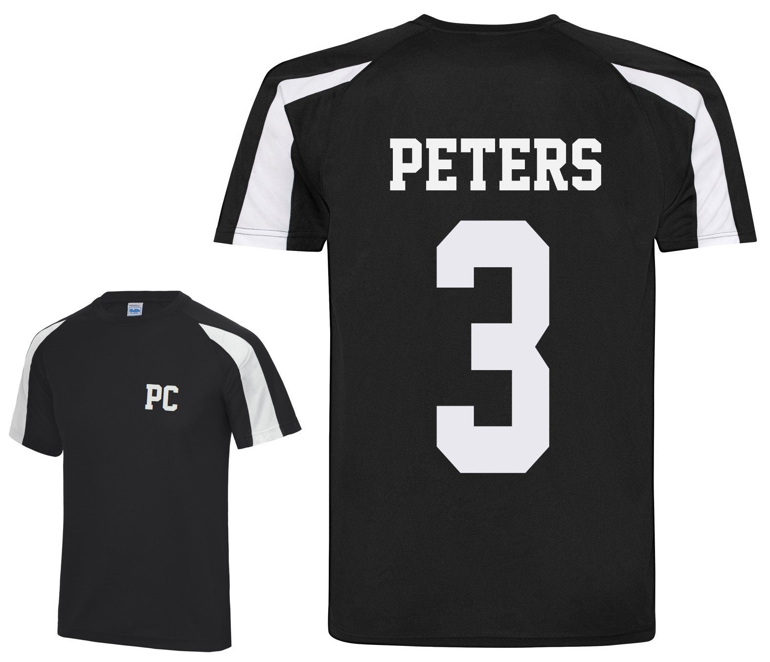 Kids Personalised Football Shirt Sports Kit Custom Initials Team Name Number