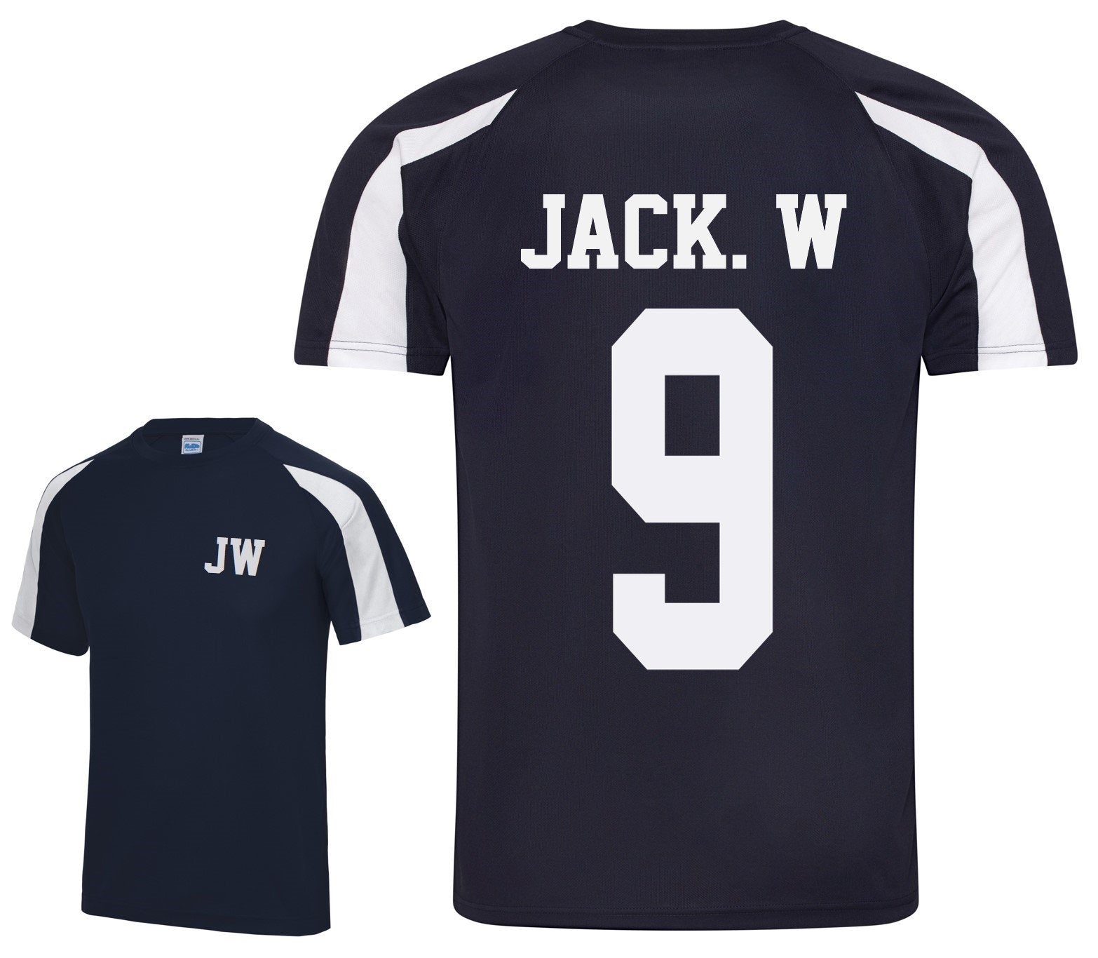 Kids Personalised Football Shirt Sports Kit Custom Initials Team Name Number