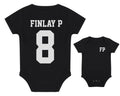Personalised Football Name & Number Bodysuit