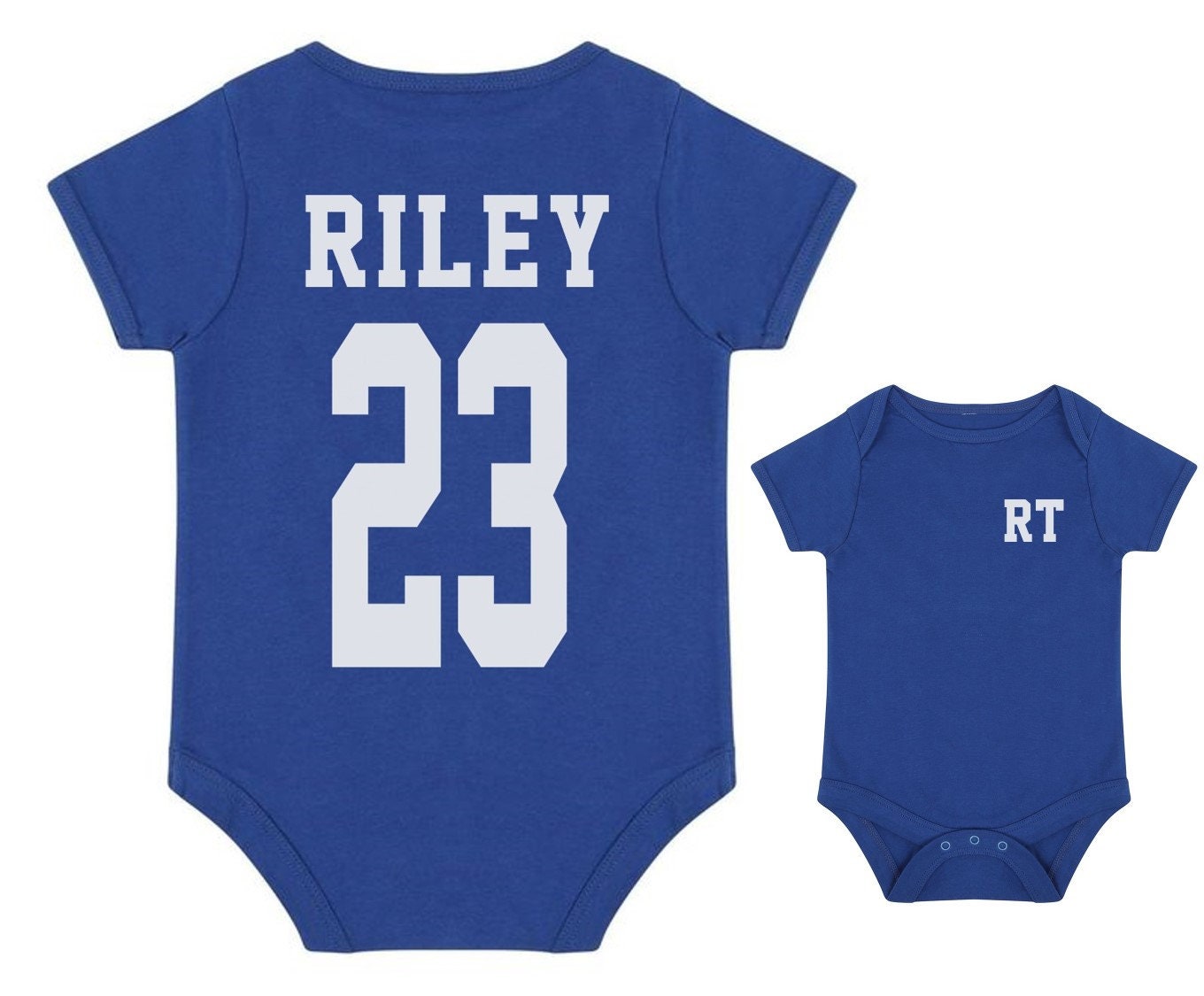 Personalised Football Name & Number Bodysuit