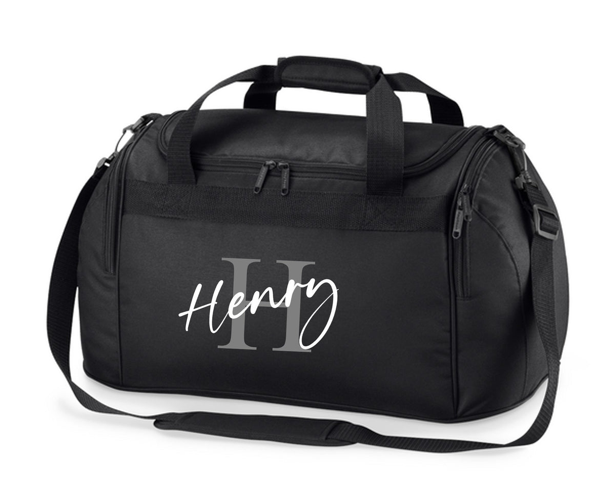 Personalised Name & Initial Holdall Bag