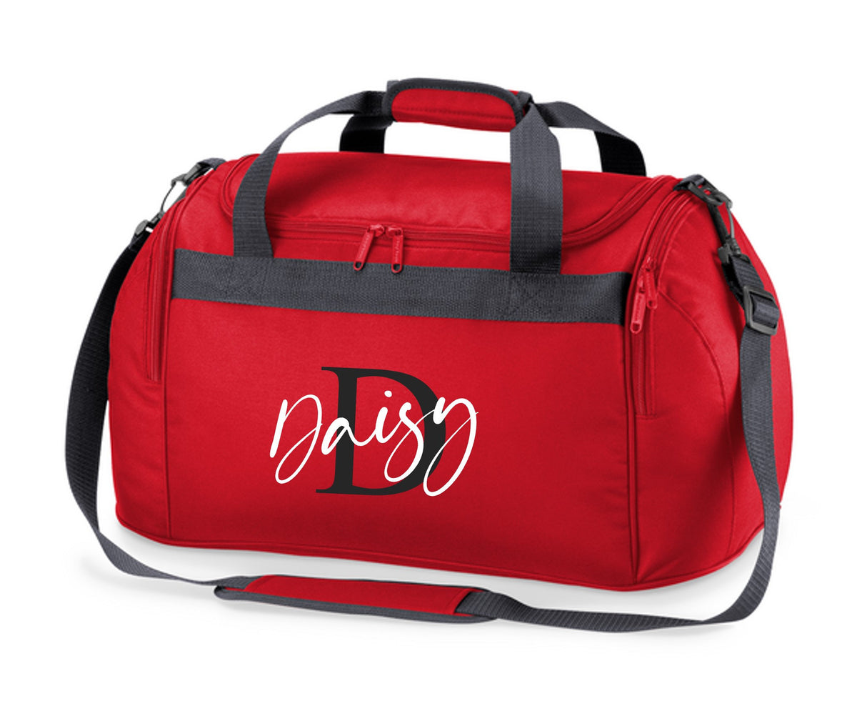 Personalised Name & Initial Holdall Bag