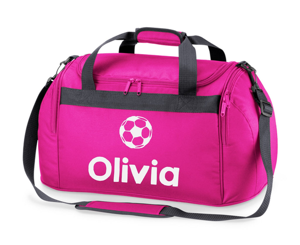 Personalised Name Football Holdall Bag