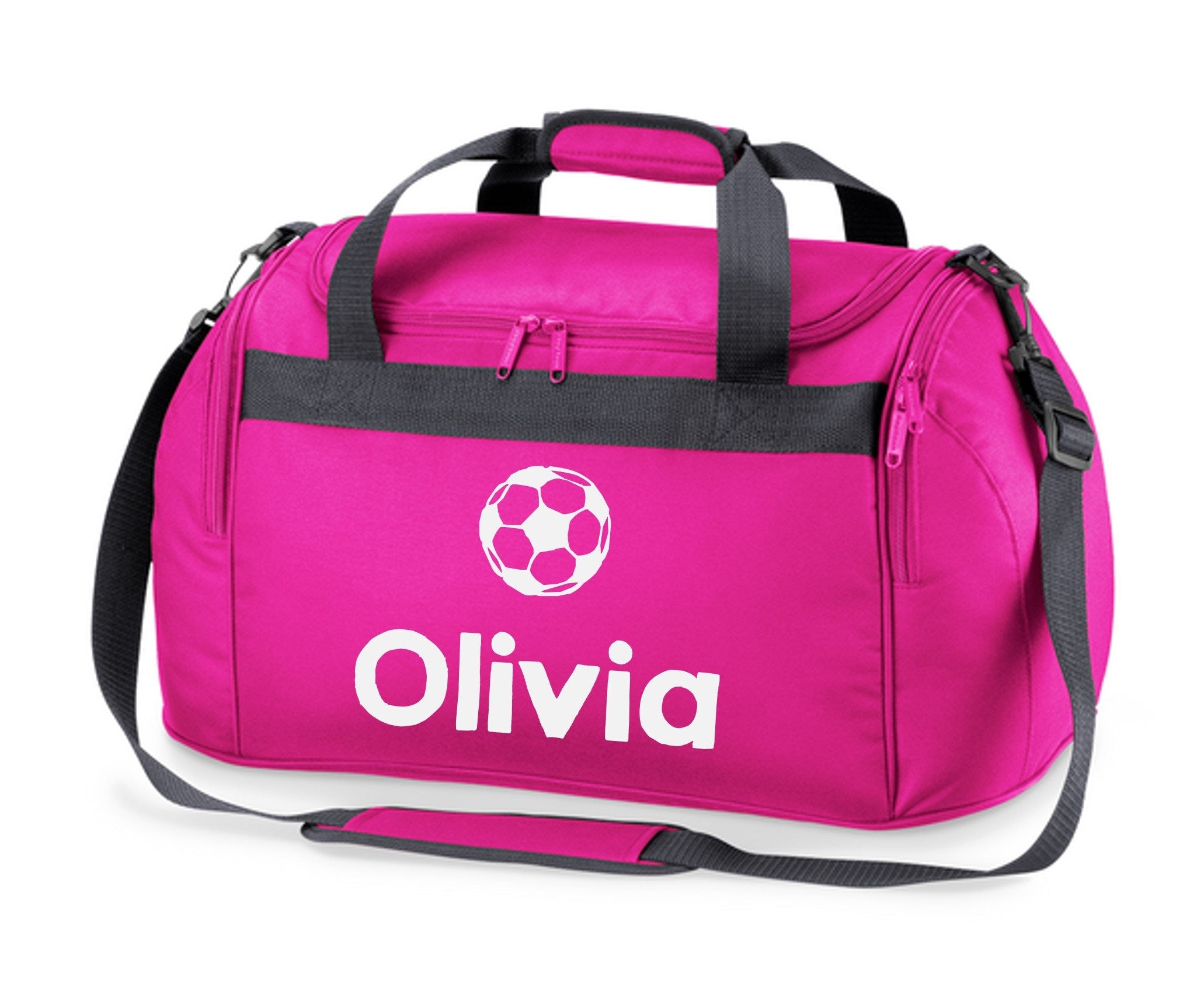 Personalised Name Football Holdall Bag