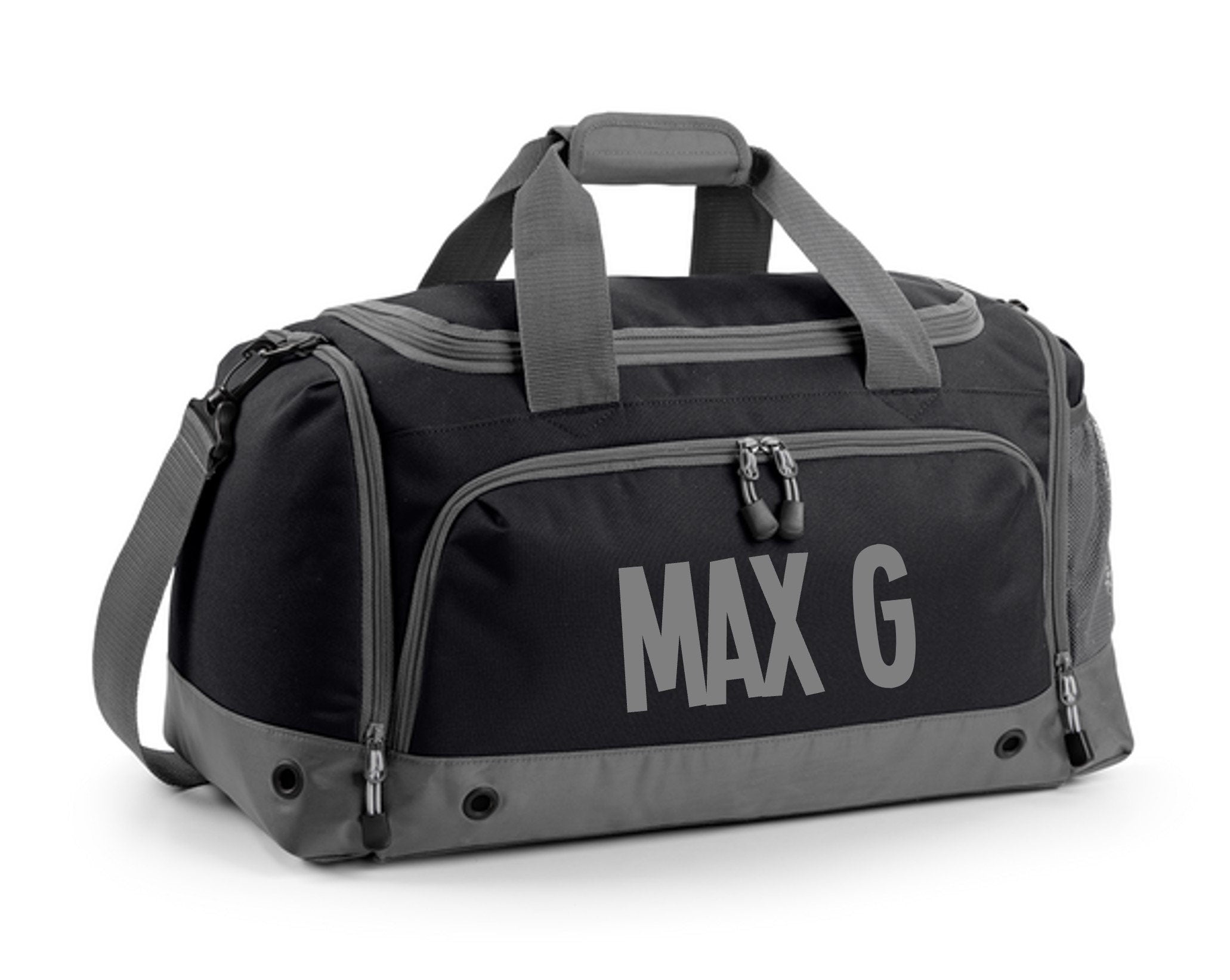 Kids Personalised Name Holdall Boys Girls Sports PE School Football Bag Printed