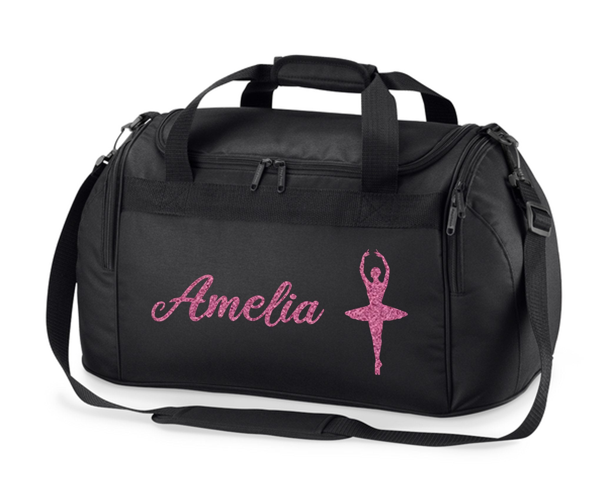 Personalised Name Ballet Dancer Holdall Bag