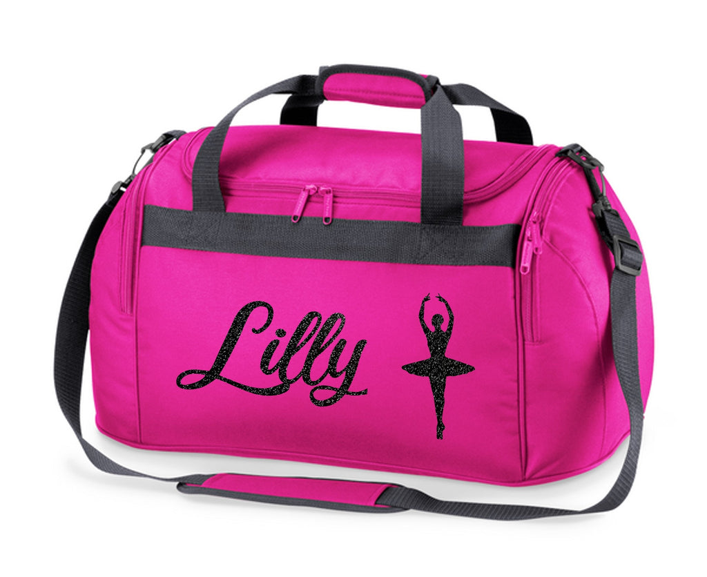 Personalised Name Ballet Dancer Holdall Bag