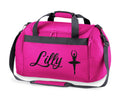 Personalised Name Ballet Dancer Holdall Bag