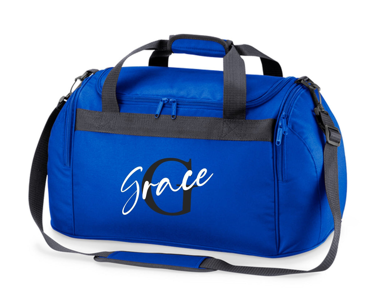 Personalised Name & Initial Holdall Bag