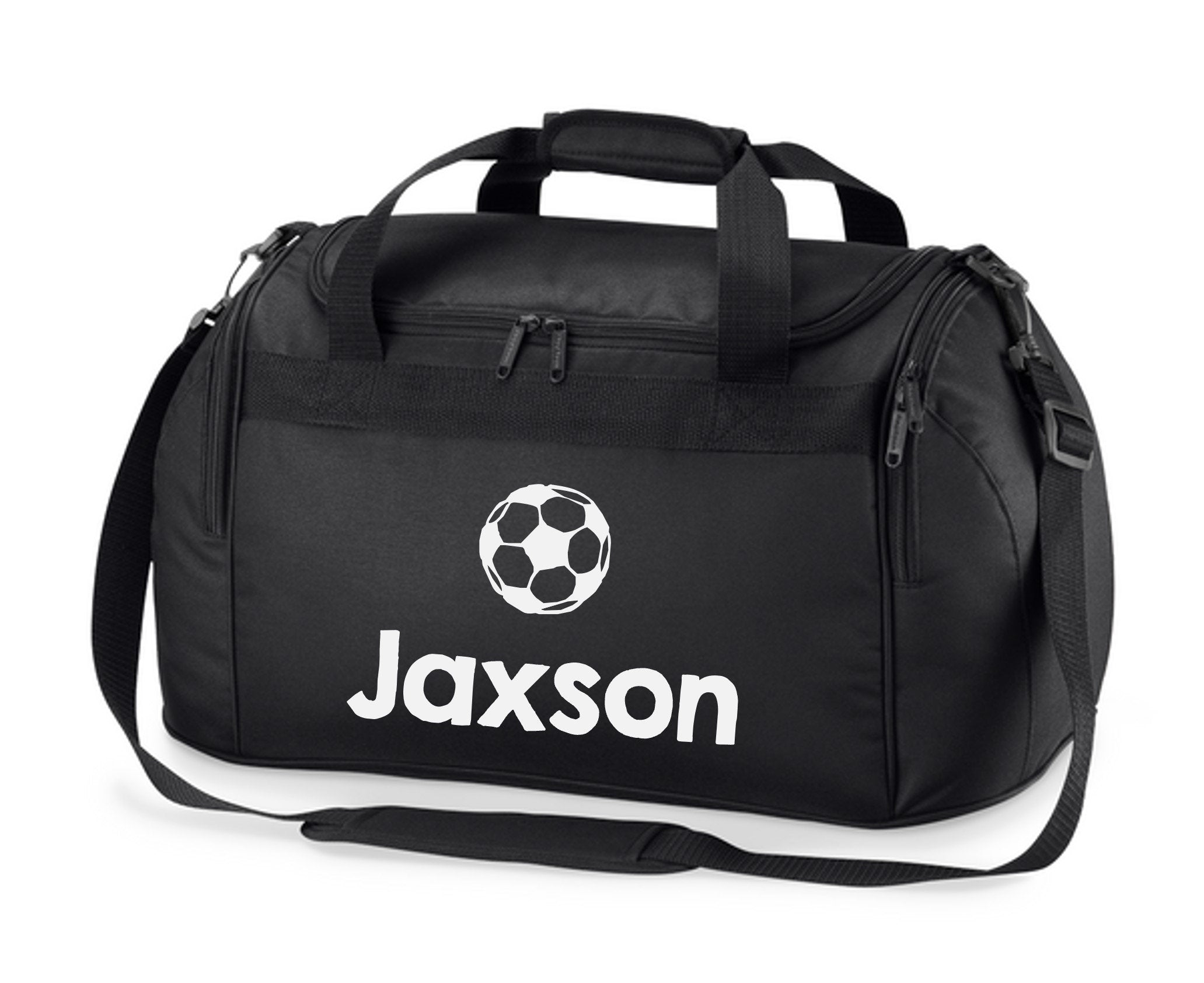 Personalised Name Football Holdall Bag
