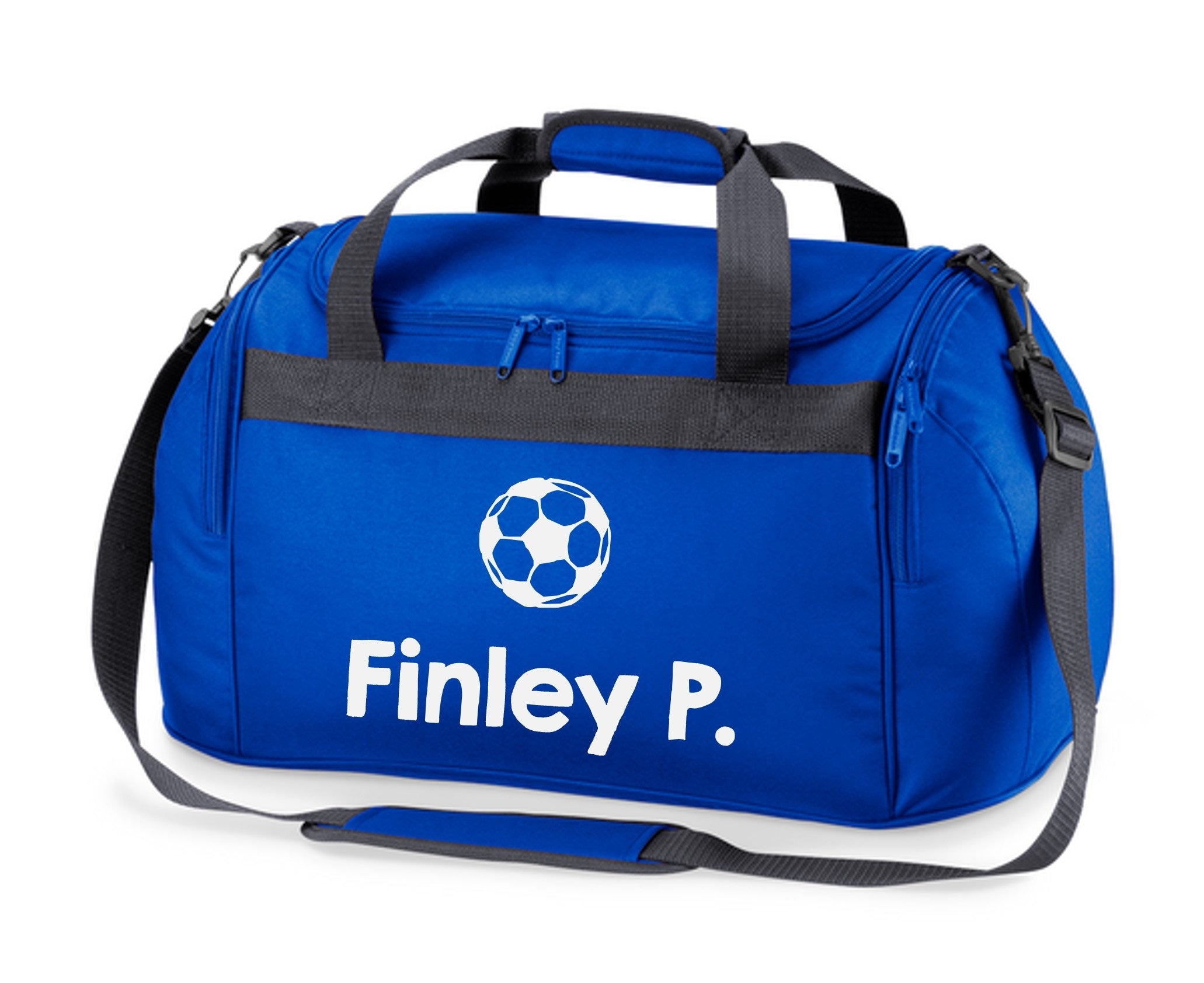 Personalised Name Football Holdall Bag