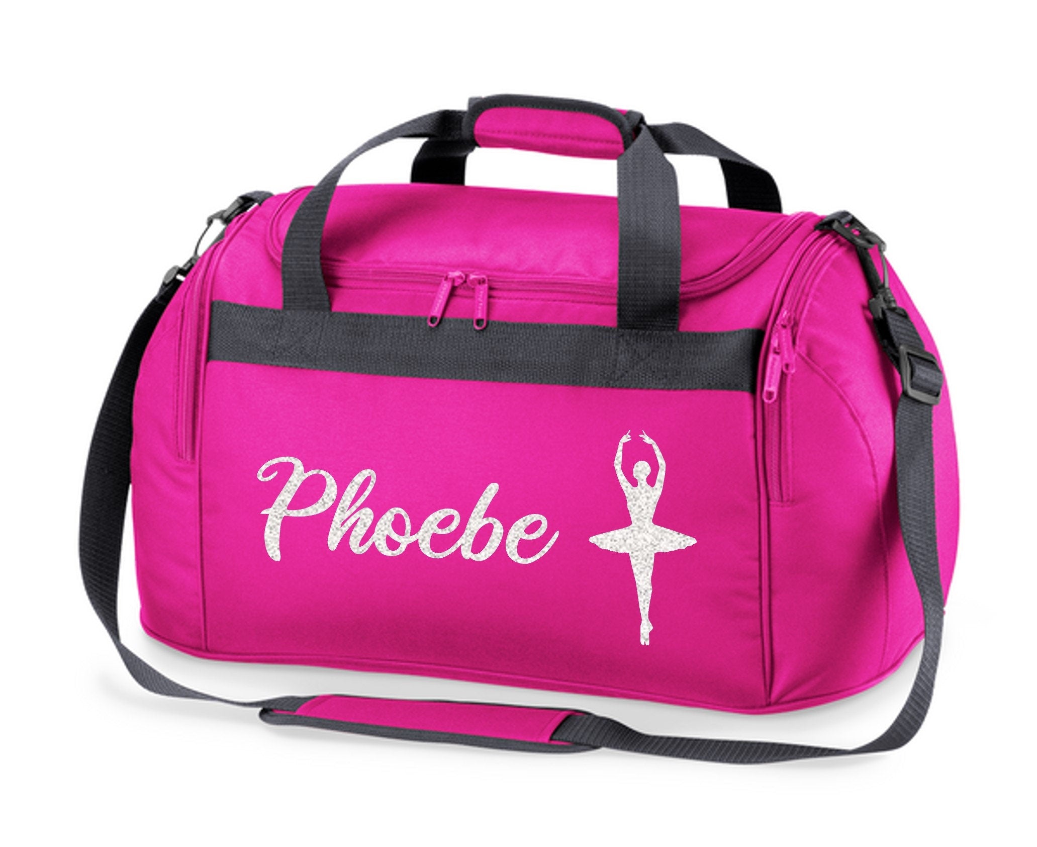Personalised Name Ballet Dancer Holdall Bag
