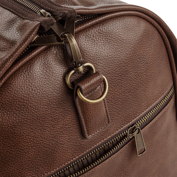 Personalised Name Monogram Weekend Holdall Suit Garment Bag with Strap