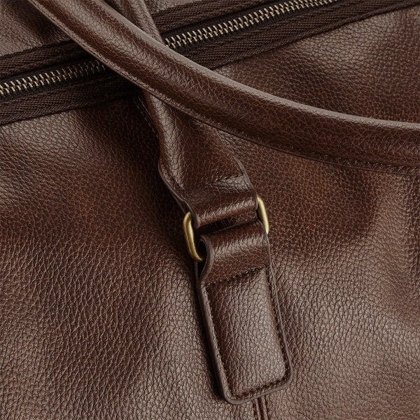 Personalised Name Monogram Weekend Holdall Suit Garment Bag with Strap