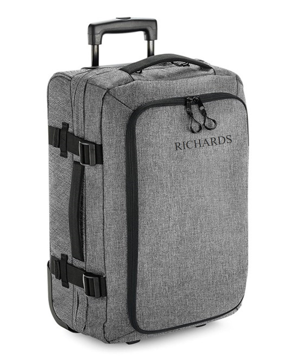Personalised Name Monogram Carry On Cabin Wheelie Hand Luggage Suitcase