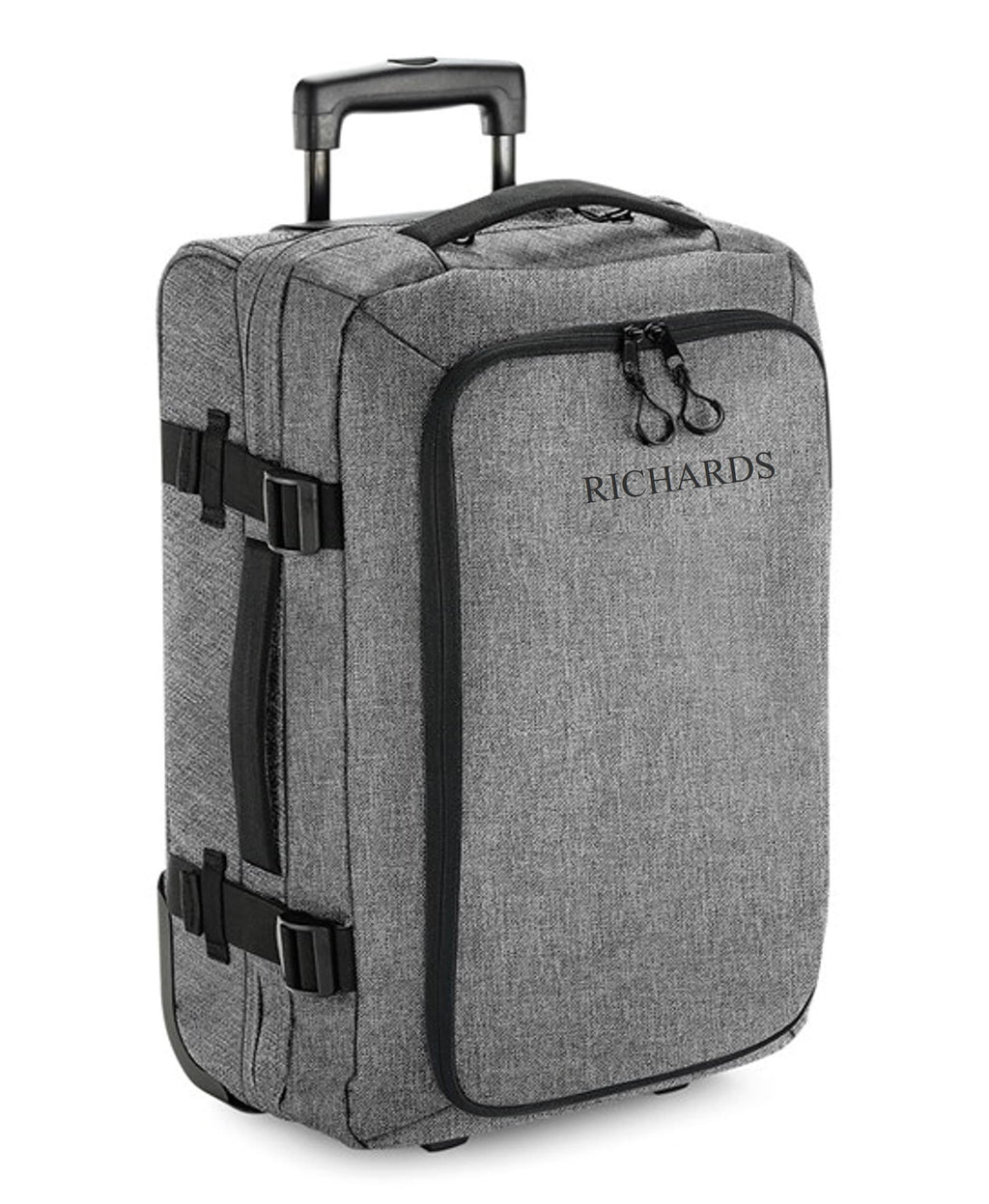 Personalised Name Monogram Carry On Cabin Wheelie Hand Luggage Suitcase