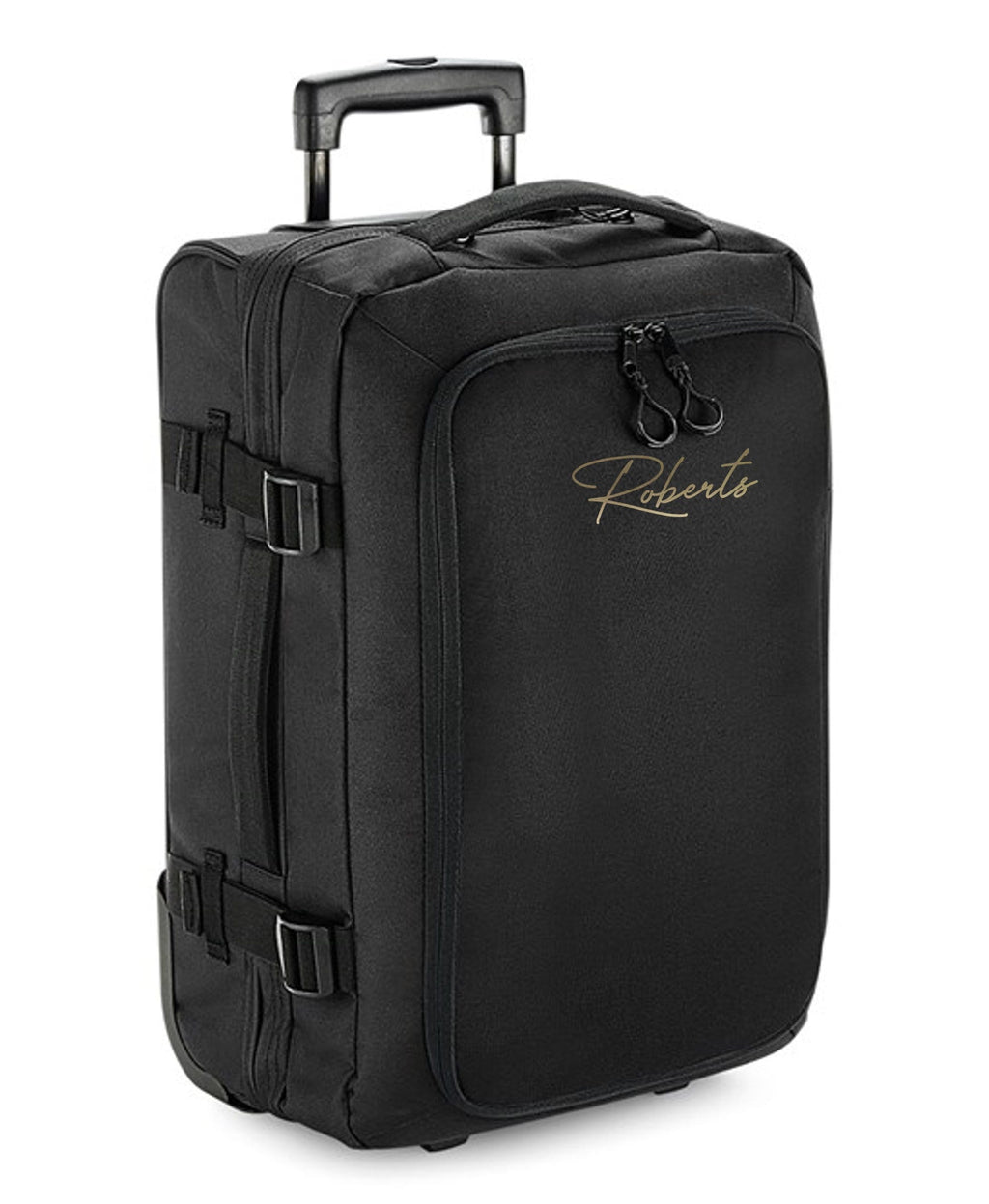 Personalised Name Monogram Carry On Cabin Wheelie Hand Luggage Suitcase