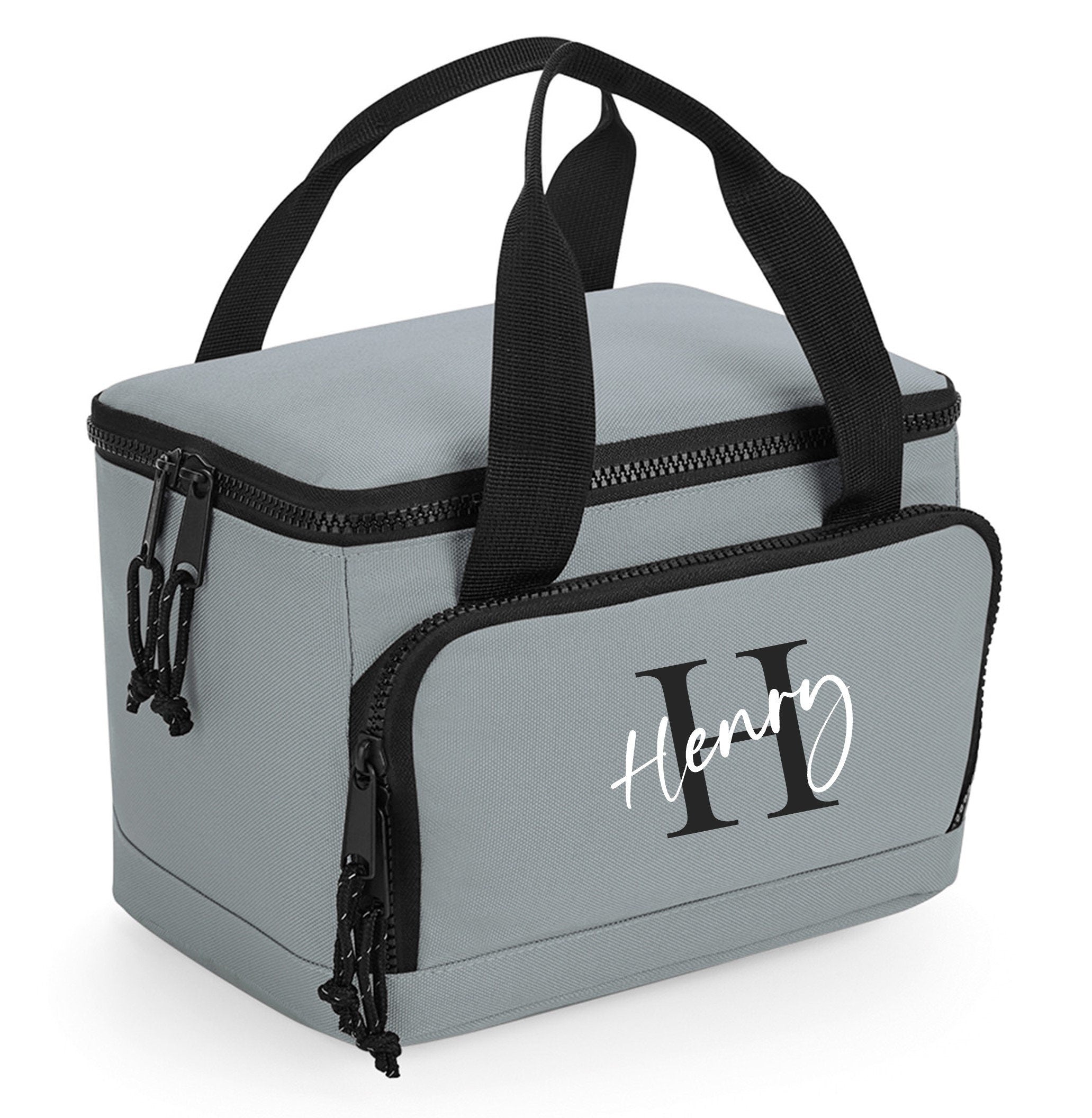 Personalised Initial Name Lunch Cool Bag Insulated Picnic School Gift