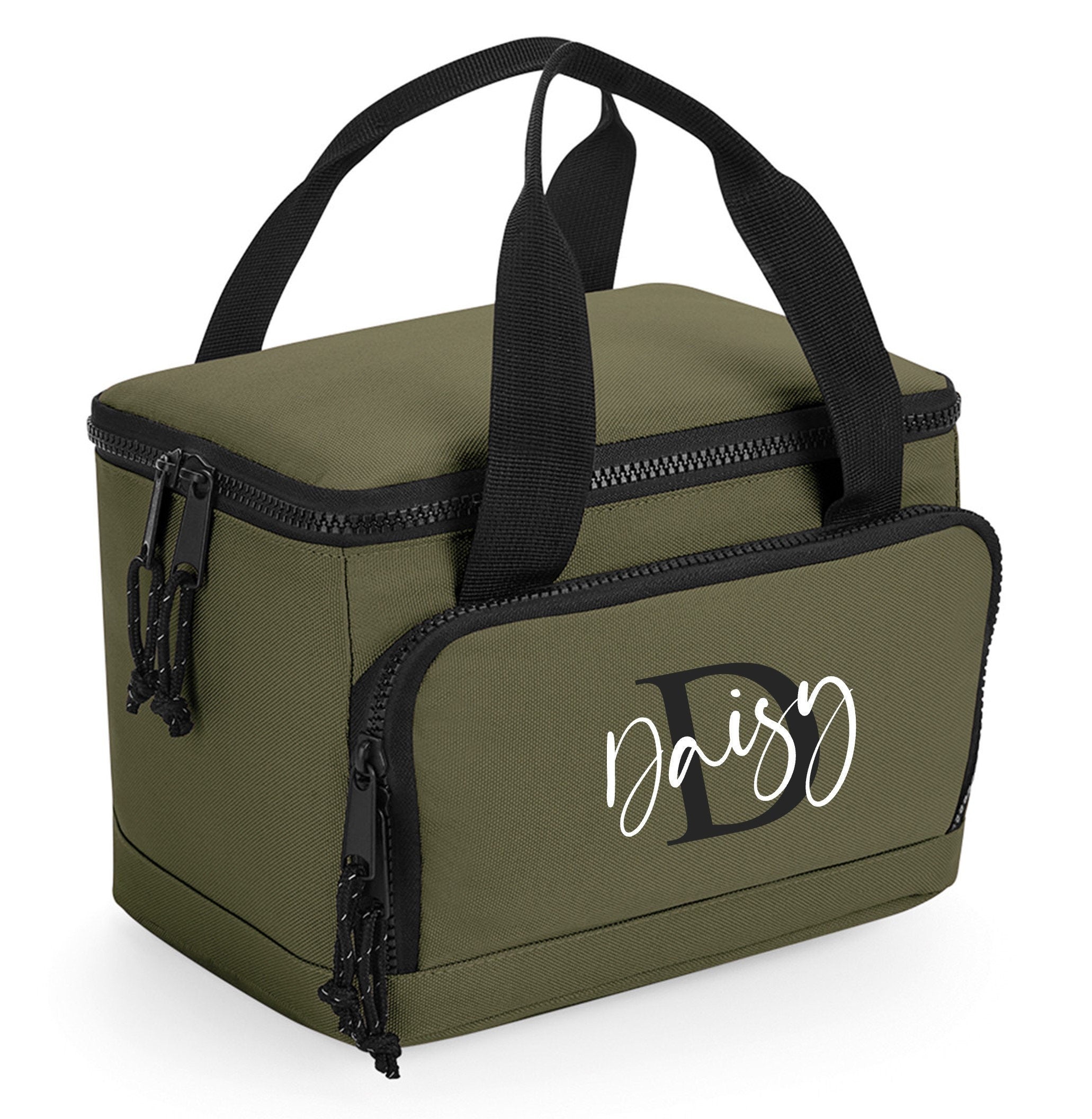 Personalised Initial Name Lunch Cool Bag Insulated Picnic School Gift