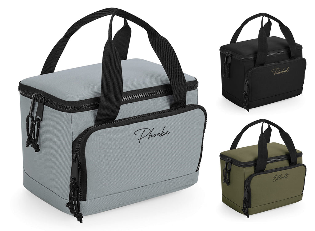 Personalised Name Monogram Lunch Cool Bag Insulated Picnic School Gift
