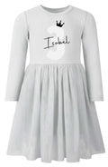 Girls Personalised Name & Age Birthday Party Tutu Dress