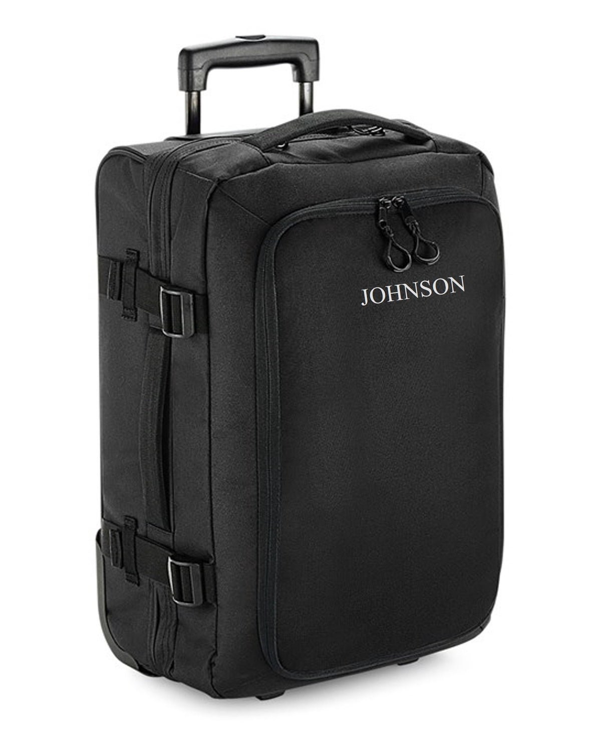 Personalised Name Monogram Carry On Cabin Wheelie Hand Luggage Suitcase