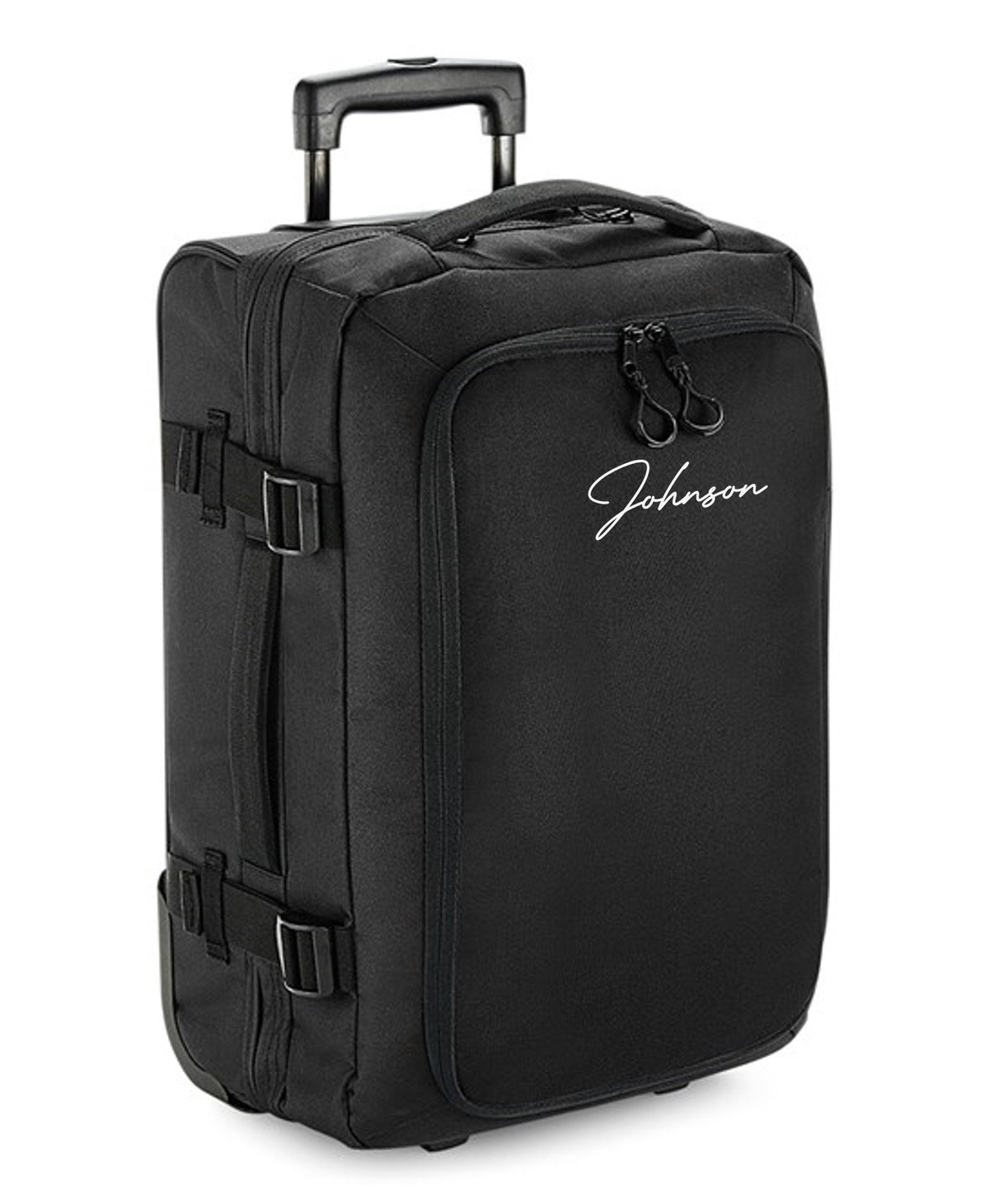 Personalised Name Monogram Carry On Cabin Wheelie Hand Luggage Suitcase
