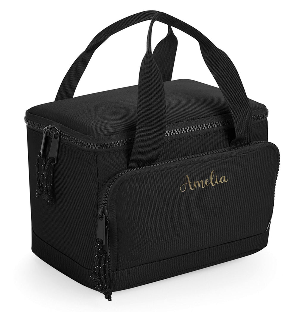 Personalised Name Monogram Lunch Cool Bag Insulated Picnic School Gift