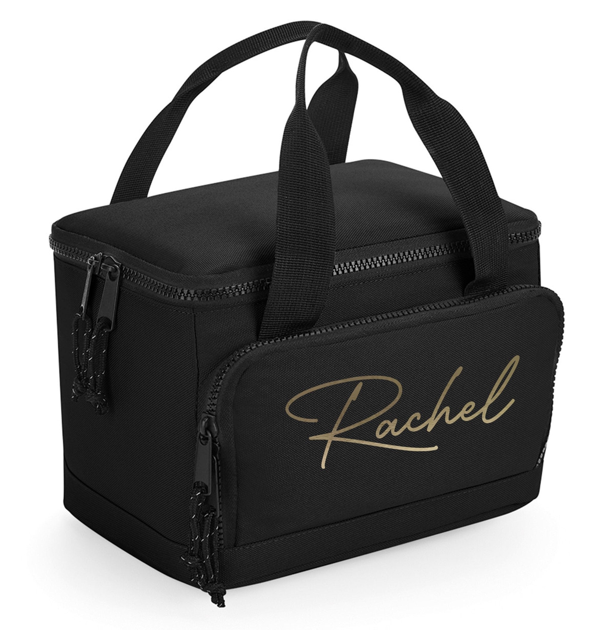 Personalised Name Monogram Lunch Cool Bag Insulated Picnic School Gift