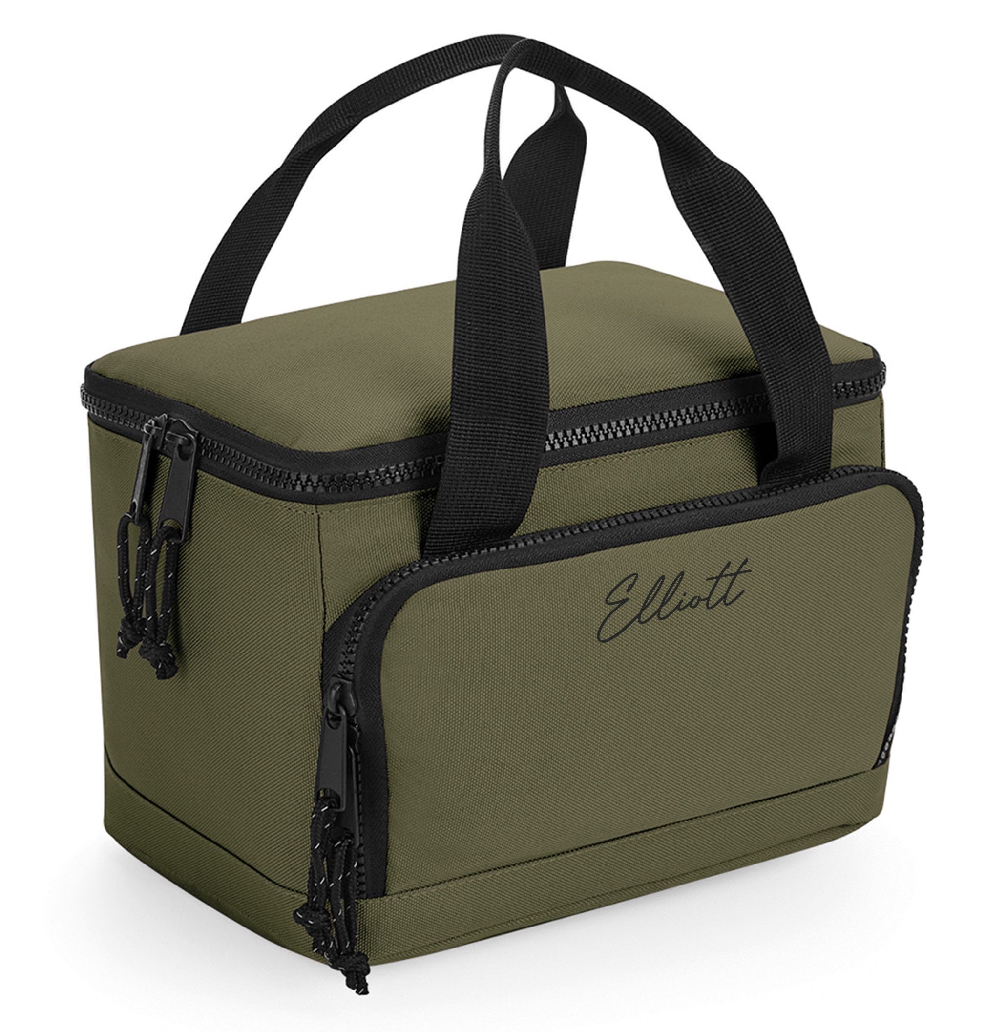 Personalised Name Monogram Lunch Cool Bag Insulated Picnic School Gift