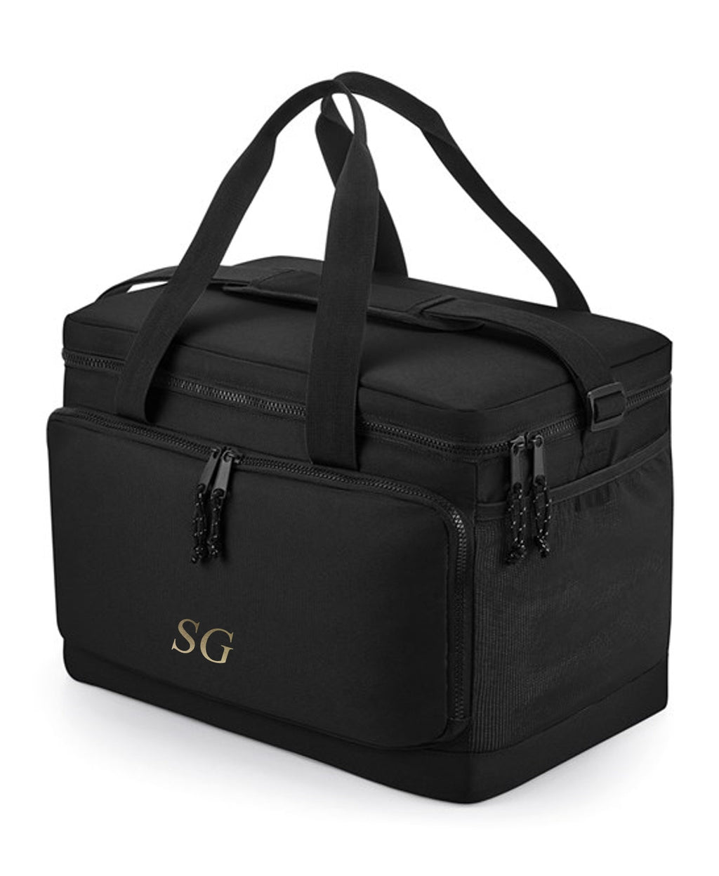 Personalised Initials Monogram Large Cooler Shoulder Bag Insulated Picnic Lunch Gift