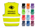 Visually Impaired Hi-Vis Waistcoat Reflective Safety Vest