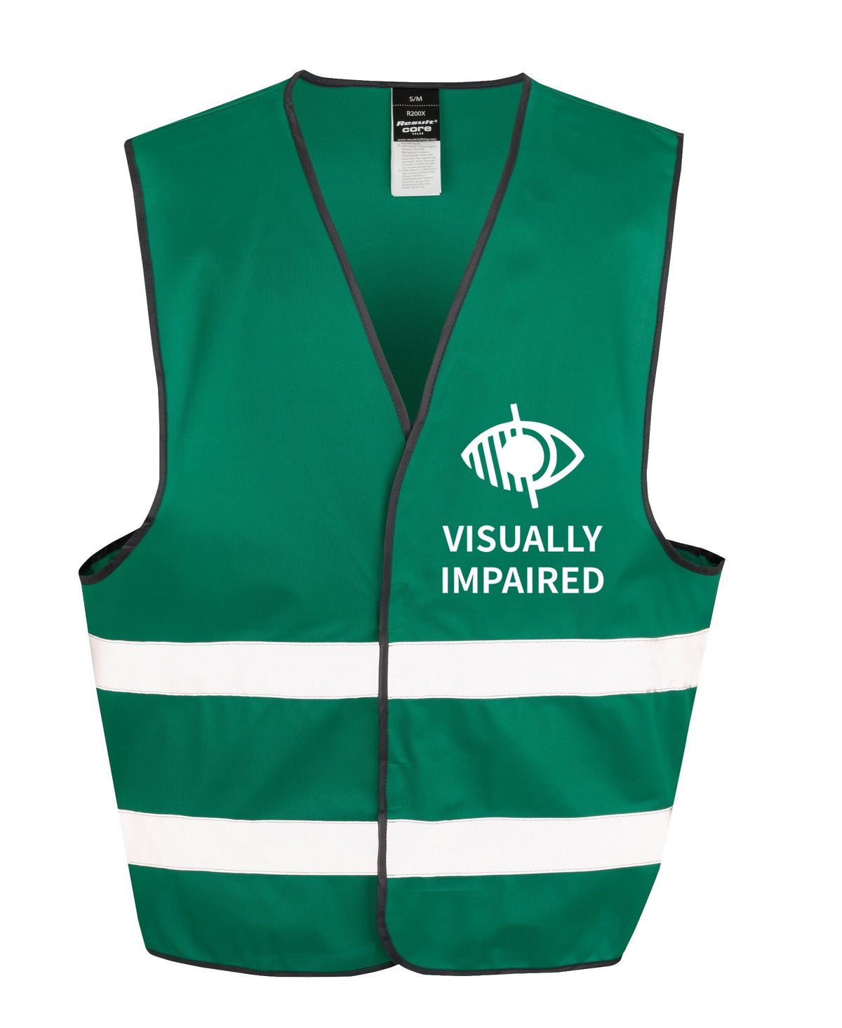Visually Impaired Hi-Vis Waistcoat Reflective Safety Vest