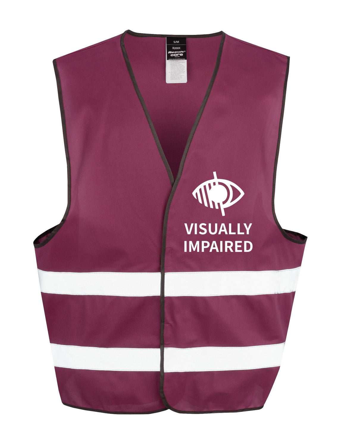 Visually Impaired Hi-Vis Waistcoat Reflective Safety Vest