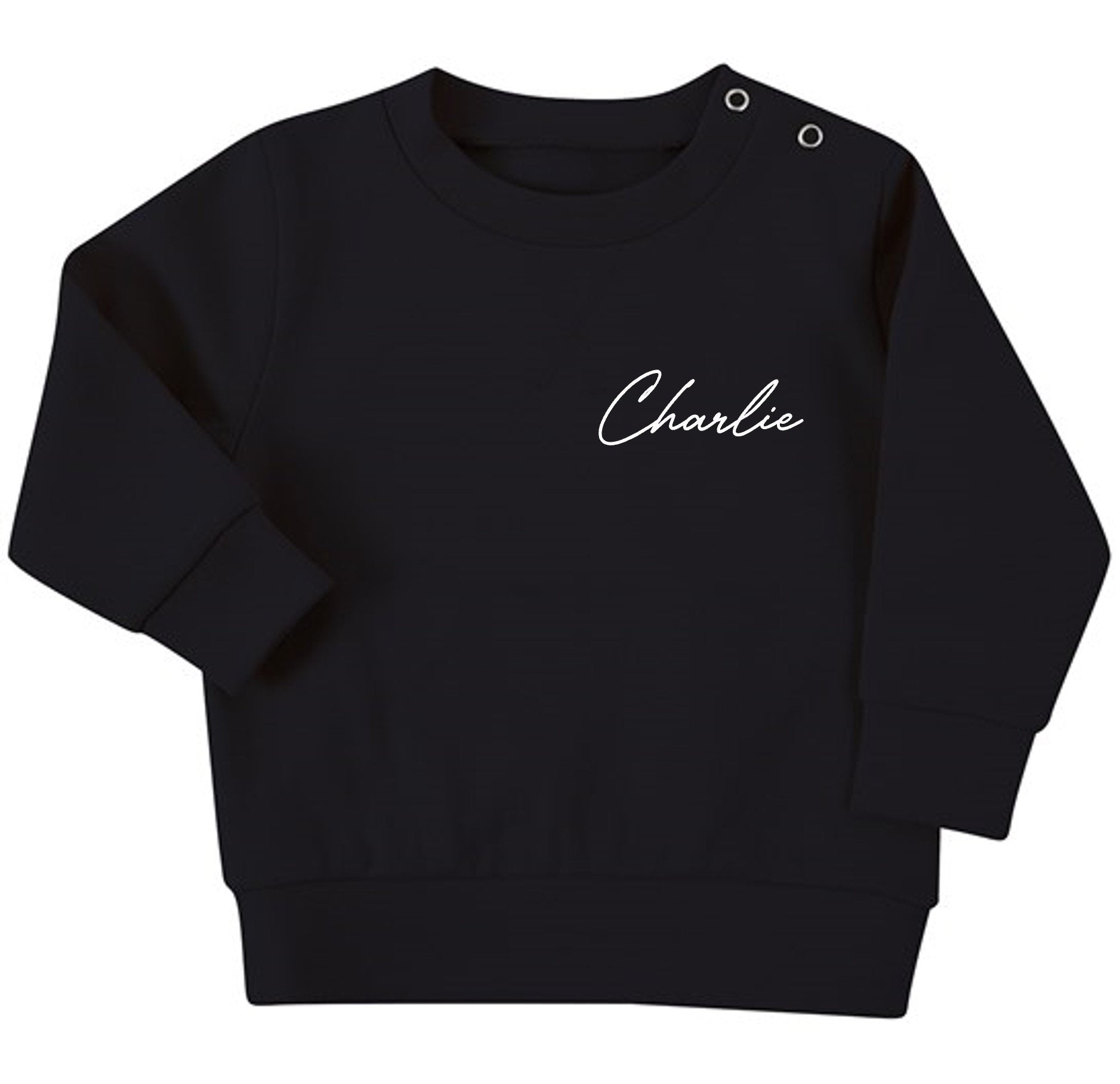 Personalised Name Baby & Toddler Sustainable Sweatshirt