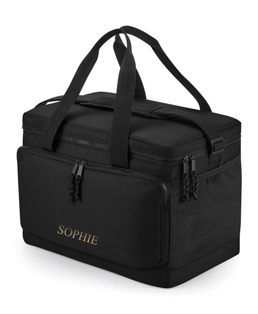 Personalised Name Monogram Large Cooler Shoulder Bag Insulated Picnic Lunch Gift
