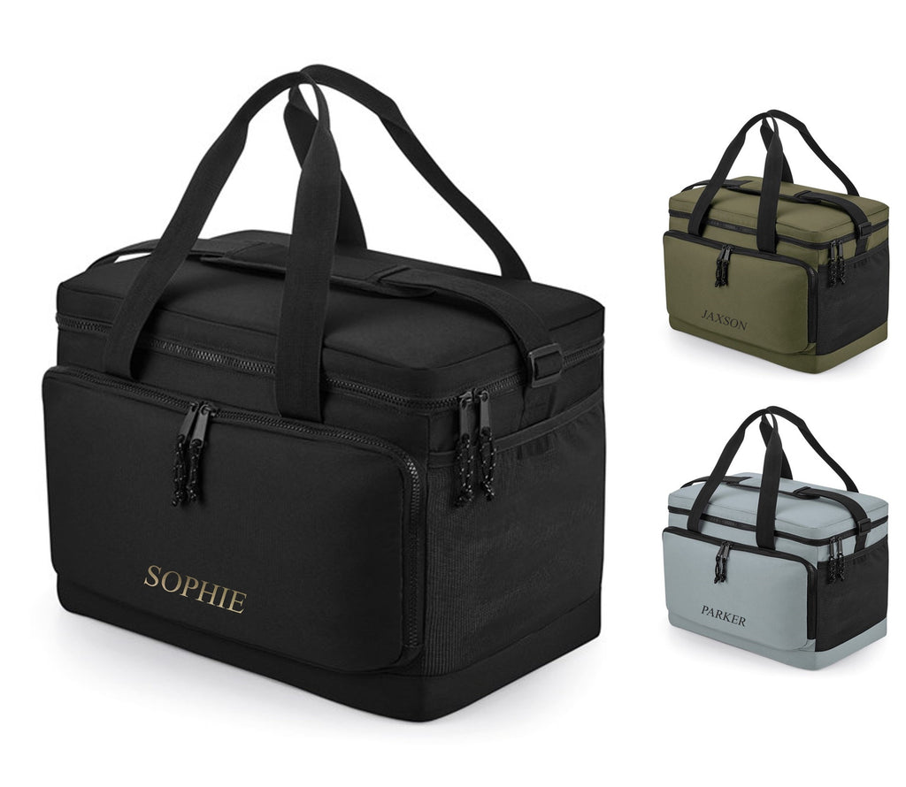 Personalised Name Monogram Large Cooler Shoulder Bag Insulated Picnic Lunch Gift