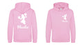 Girls Personalised Name Cheerleader Hoodie