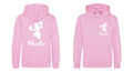 Girls Personalised Name Cheerleader Hoodie