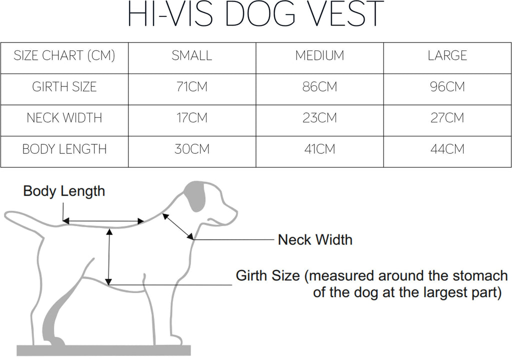 Personalised Text Hi-Vis Dog Vest Walking Training Reflective Safety Jacket Scared Reactive