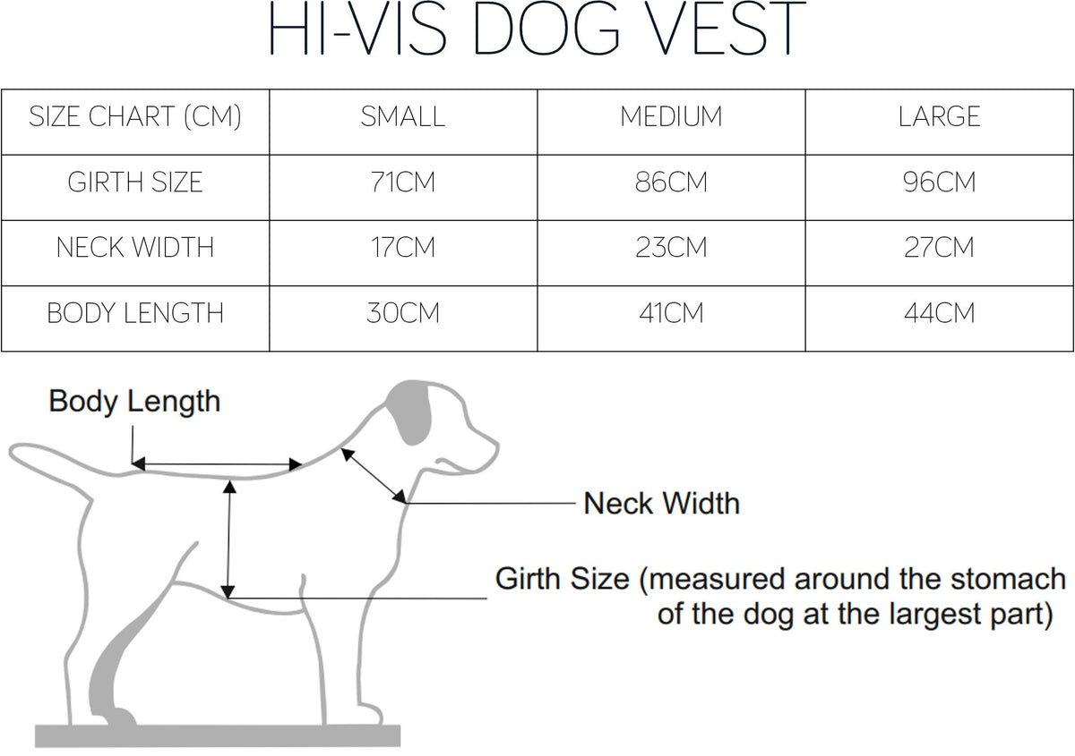 Personalised Text Hi-Vis Dog Vest Walking Training Reflective Safety Jacket Scared Reactive