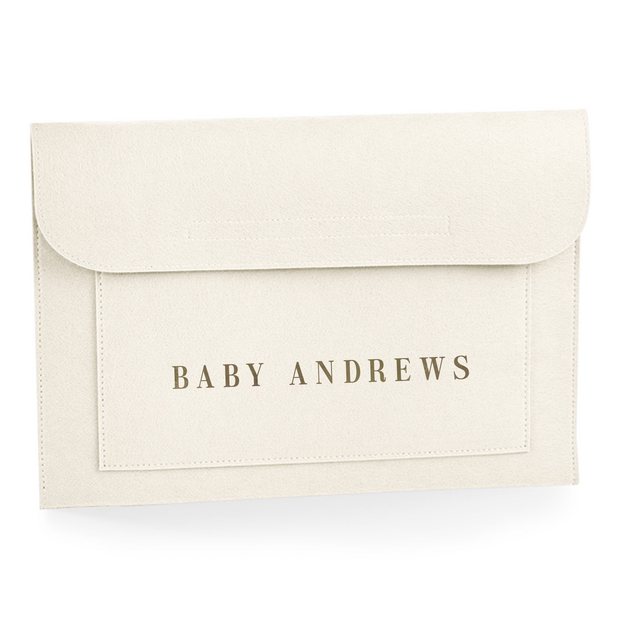 Personalised Name Baby Document Folder Pregnancy Notes Birth Plan Memories Bag