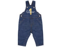 Personalised Name Birthday Age Baby & Toddler Cotton Denim Dungarees
