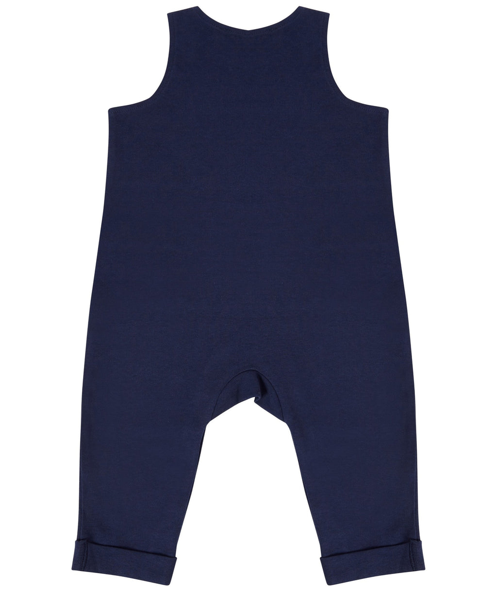 Personalised Text Baby & Toddler Organic Cotton Dungarees