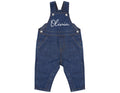 Personalised Name Baby & Toddler Cotton Denim Dungarees