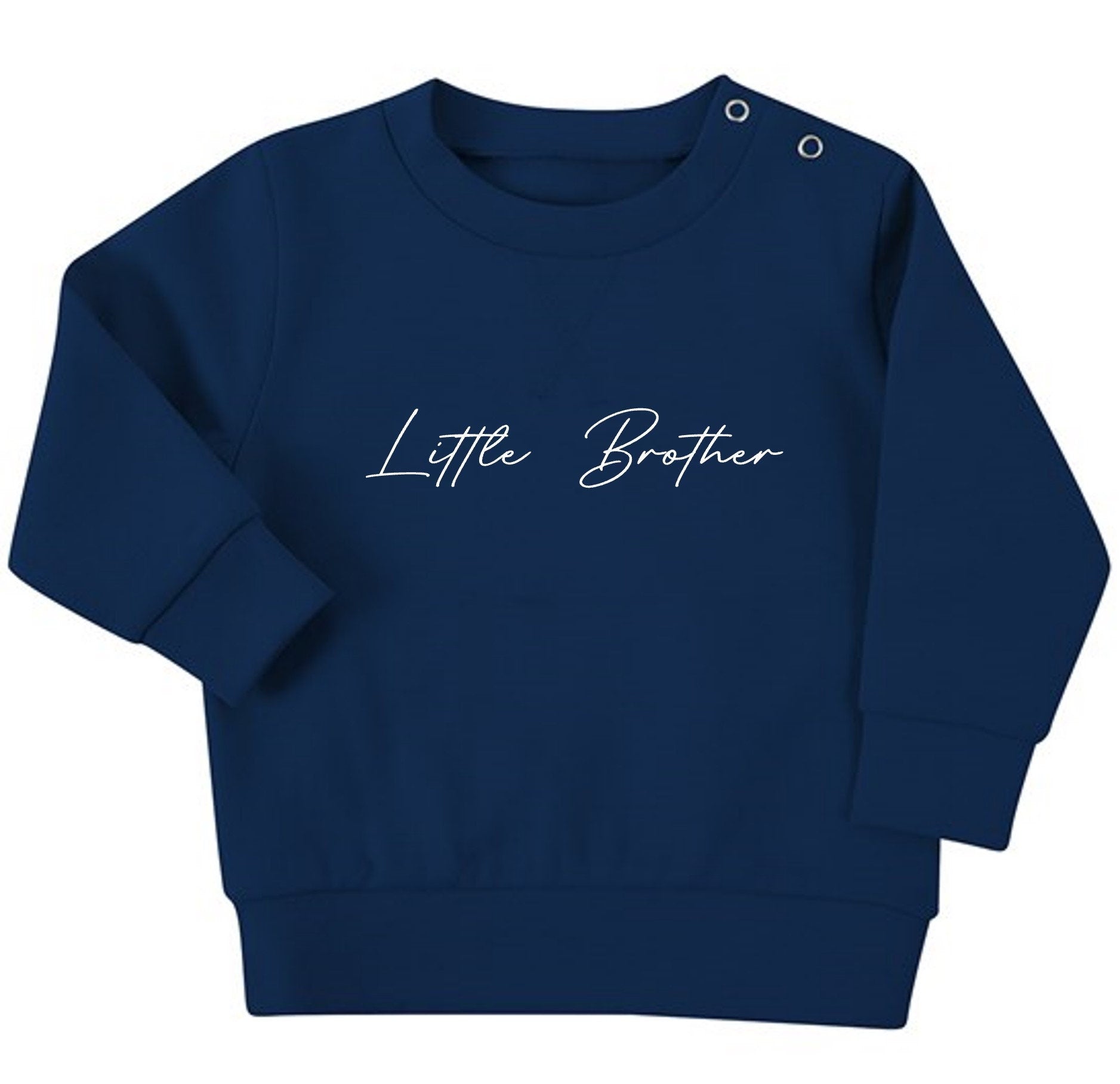 Big & Little Brother Baby Toddler Sustainable Sweatshirt Set Matching Outfits