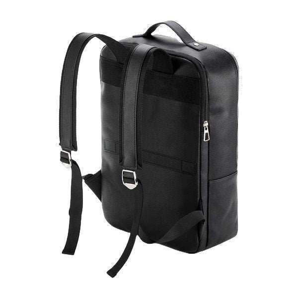 Personalised Initials Monogram Laptop Backpack Faux Leather Look Bag