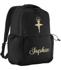 Personalised Ballet Dancer Name Monogram Backpack
